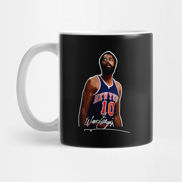 Walt Frazier The Clyde Basketball Legend Signature Vintage Retro 80s 90s Bootleg Rap Style by CarDE